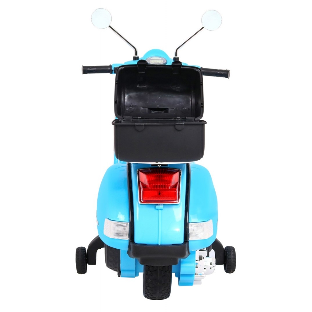 Elektrinis motoroleris vaikams Vespa, Blue-Elektromobiliai vaikams, Motociklai-e-vaikas
