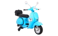 Elektrinis motoroleris vaikams Vespa, Blue-Elektromobiliai vaikams, Motociklai-e-vaikas