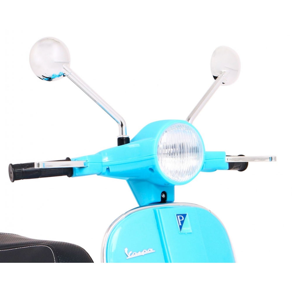 Elektrinis motoroleris vaikams Vespa, Blue-Elektromobiliai vaikams, Motociklai-e-vaikas
