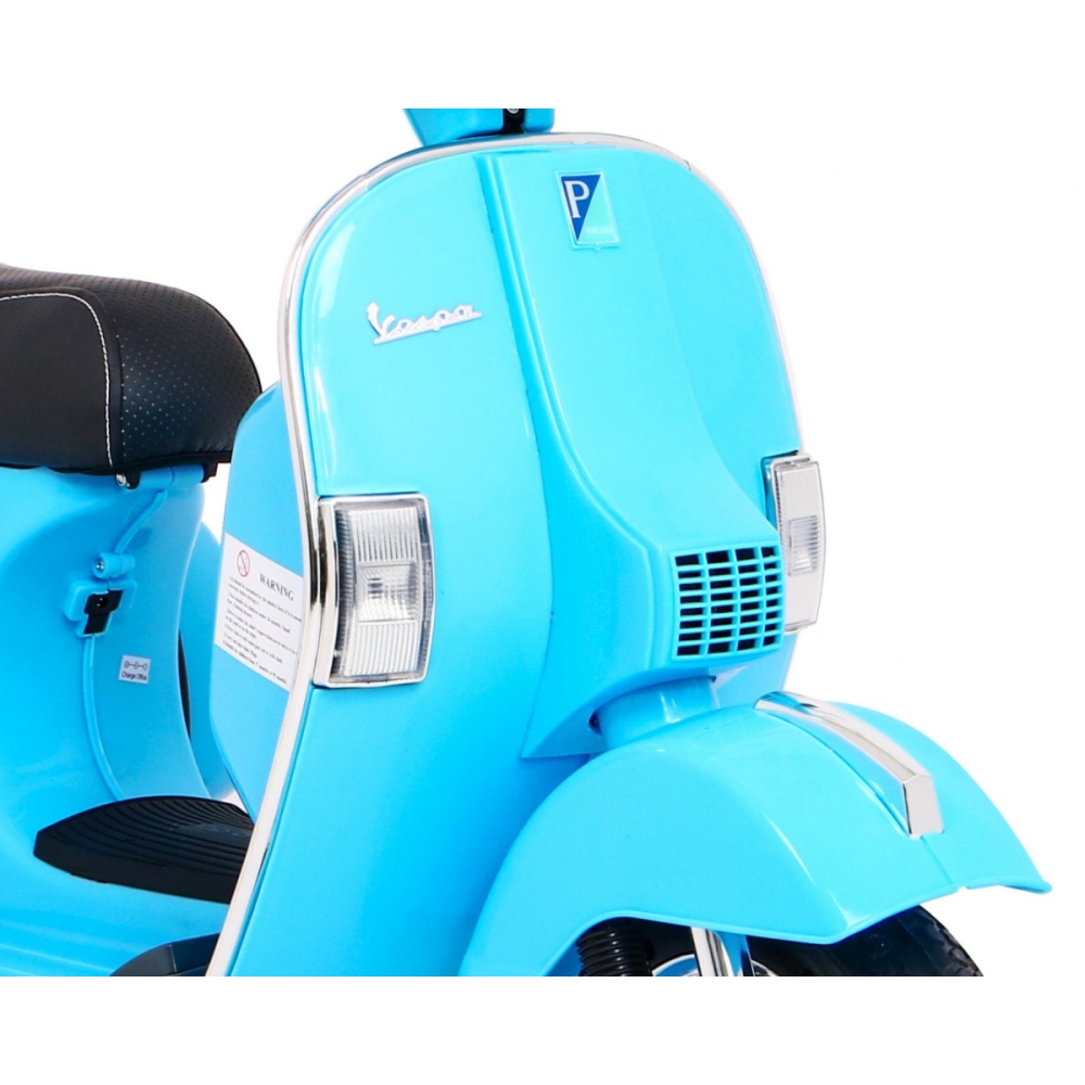 Elektrinis motoroleris vaikams Vespa, Blue-Elektromobiliai vaikams, Motociklai-e-vaikas