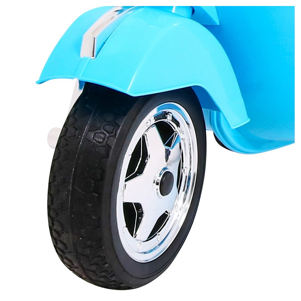 Elektrinis motoroleris vaikams Vespa, Blue-Elektromobiliai vaikams, Motociklai-e-vaikas