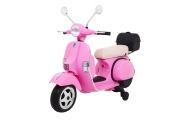 Elektrinis motoroleris vaikams Vespa, Pink-Elektromobiliai vaikams, Motociklai-e-vaikas
