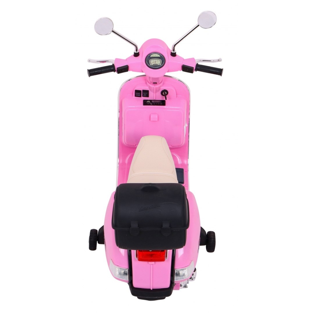 Elektrinis motoroleris vaikams Vespa, Pink-Elektromobiliai vaikams, Motociklai-e-vaikas