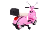 Elektrinis motoroleris vaikams Vespa, Pink-Elektromobiliai vaikams, Motociklai-e-vaikas
