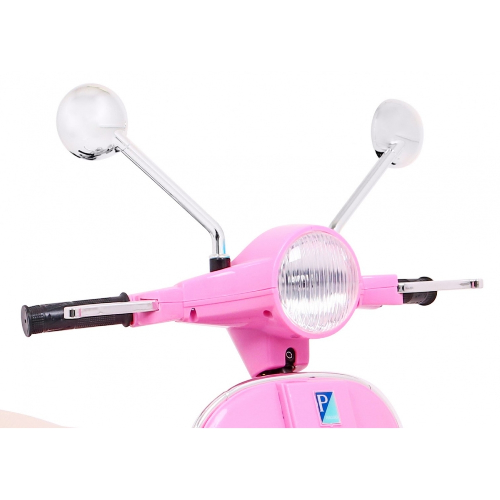 Elektrinis motoroleris vaikams Vespa, Pink-Elektromobiliai vaikams, Motociklai-e-vaikas