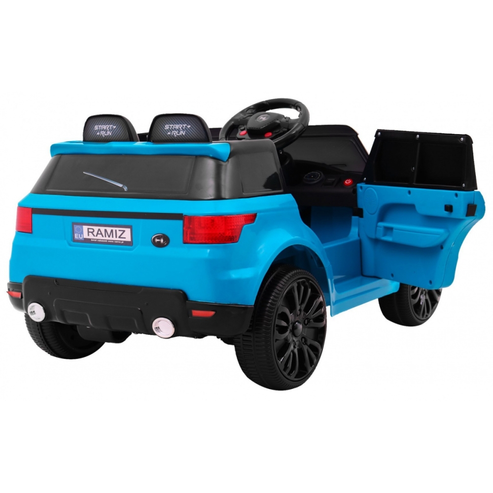 Elektromobilis Start Run, Blue-Elektromobiliai vaikams, Visureigiai-e-vaikas