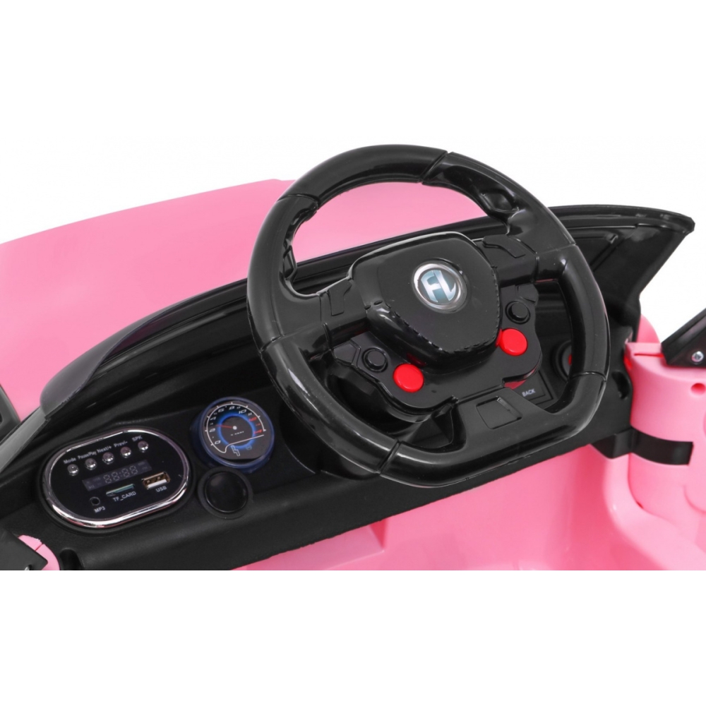 Elektromobilis Start Run, Pink-Elektromobiliai vaikams, Visureigiai-e-vaikas