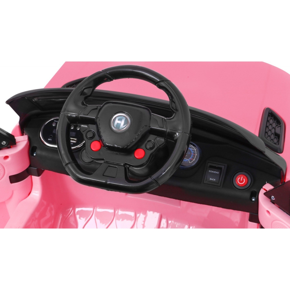 Elektromobilis Start Run, Pink-Elektromobiliai vaikams, Visureigiai-e-vaikas