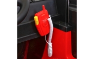 Gaisrinės automobilis + vandens patranka + megafonas + gaisrinės sirena + nuotolinio vald-Elektromobiliai vaikams, Sunkvežimiai-