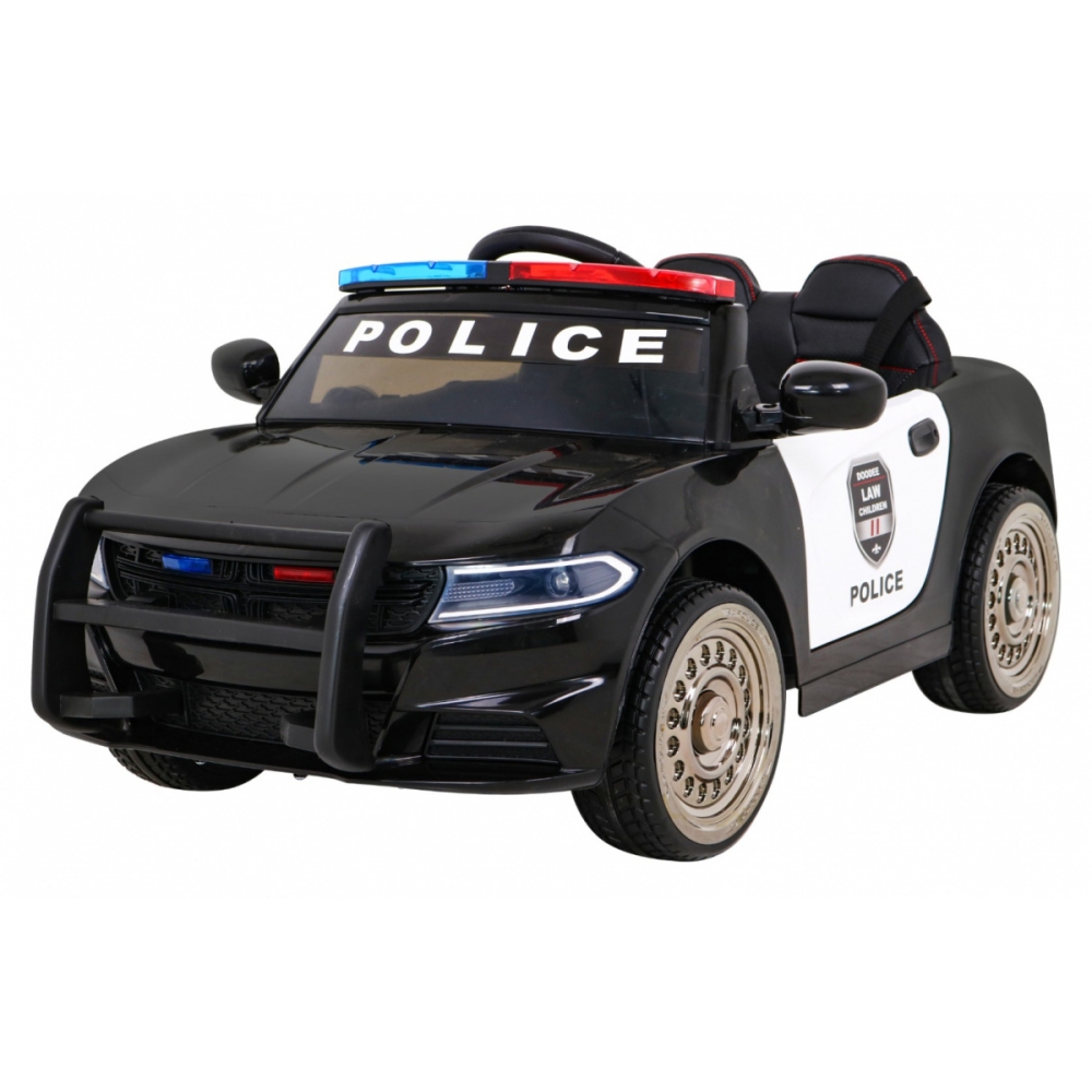 Elektromobilis Super policija, Black-Elektromobiliai vaikams, Mašinos-e-vaikas