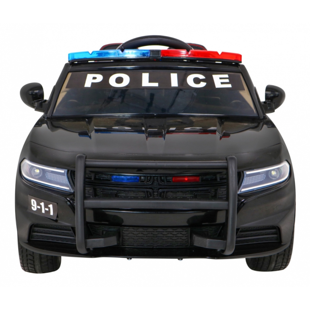 Elektromobilis Super policija, Black-Elektromobiliai vaikams, Mašinos-e-vaikas