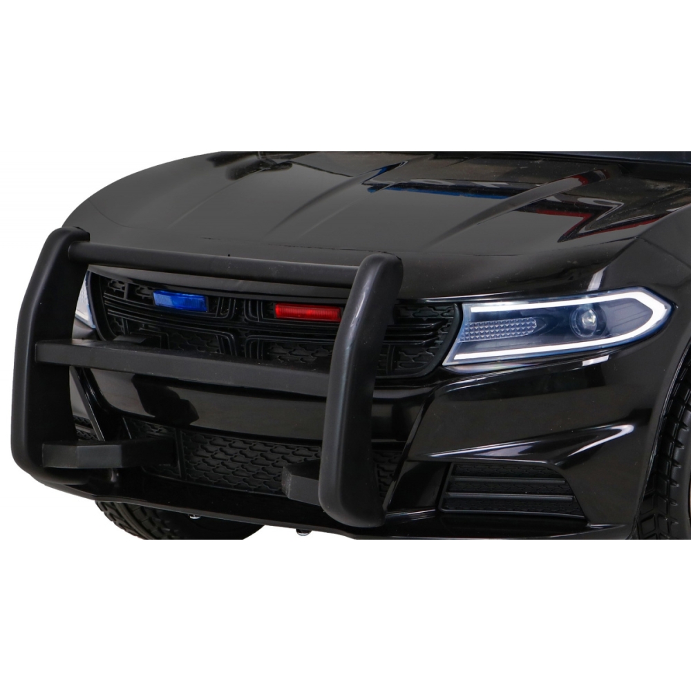 Elektromobilis Super policija, Black-Elektromobiliai vaikams, Mašinos-e-vaikas