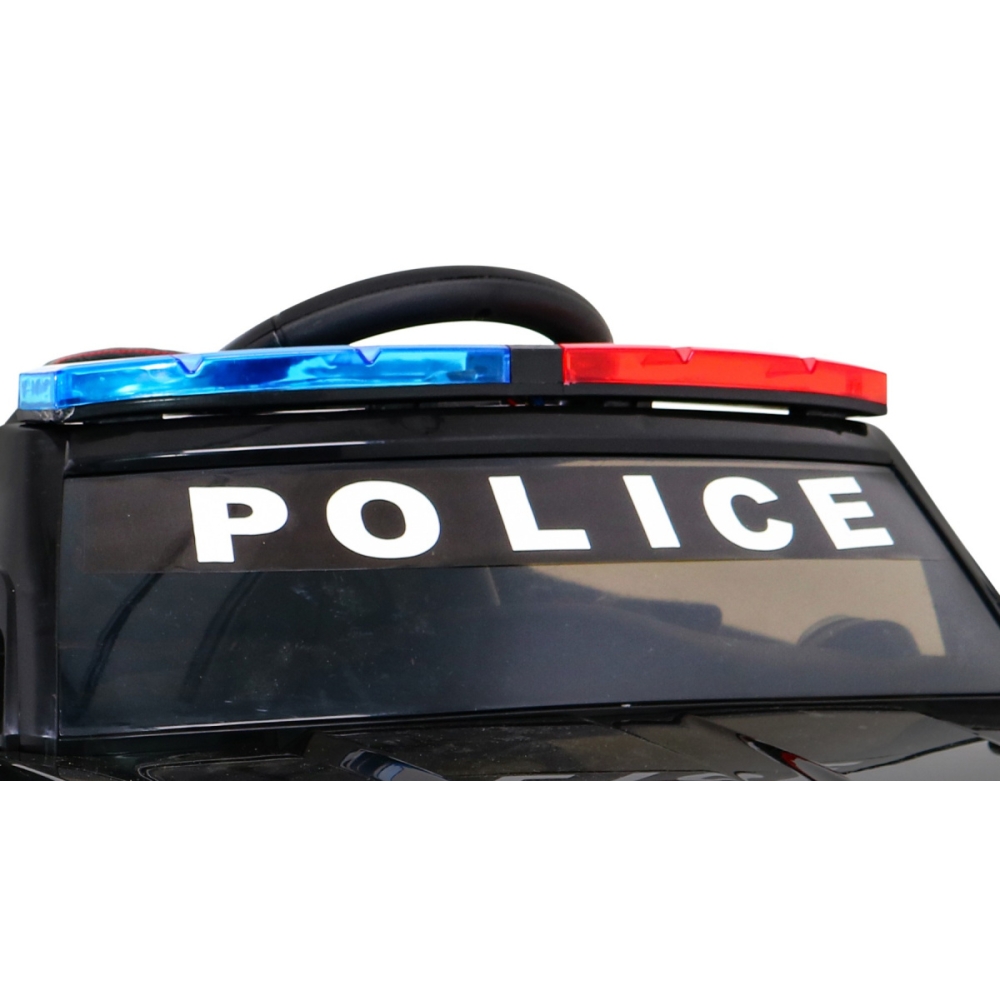 Elektromobilis Super policija, Black-Elektromobiliai vaikams, Mašinos-e-vaikas