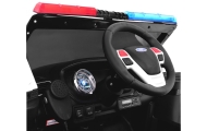 Elektromobilis Policija + Sirenos + Megafonas, Black-Elektromobiliai vaikams, Visureigiai-e-vaikas