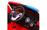 Auto SUV Straż Pożarna na akumulator dla dzieci + Syreny + Światła + Megafon + Pilot + Wolny Start + Naklejki