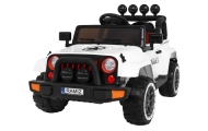Elektromobilis Full Time 4WD 4x4, White-Elektromobiliai vaikams, Visureigiai-e-vaikas