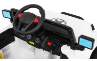 Auto Terenowe Full Time 4WD dla dzieci Biały + Napęd 4x4 + Pilot + Audio LED + Schowek
