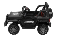 Elektromobilis Full Time 4WD 4x4, Black-Elektromobiliai vaikams, Visureigiai-e-vaikas