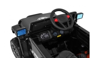 Elektromobilis Full Time 4WD 4x4, Black-Elektromobiliai vaikams, Visureigiai-e-vaikas