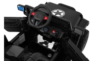 Auto Terenowe Full Time 4WD dla dzieci Czarny + Napęd 4x4 + Pilot + Audio LED + Schowek
