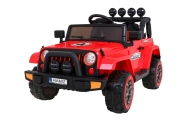 Auto Terenowe Full Time 4WD dla dzieci Czerwony + Napęd 4x4 + Pilot + Audio LED + Schowek