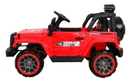Elektromobilis Full Time 4WD 4x4, Red-Elektromobiliai vaikams, Visureigiai-e-vaikas