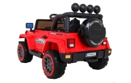 Elektromobilis Full Time 4WD 4x4, Red-Elektromobiliai vaikams, Visureigiai-e-vaikas