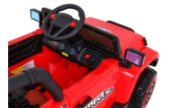 Auto Terenowe Full Time 4WD dla dzieci Czerwony + Napęd 4x4 + Pilot + Audio LED + Schowek