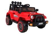 Elektromobilis Full Time 4WD 4x4, Red-Elektromobiliai vaikams, Visureigiai-e-vaikas