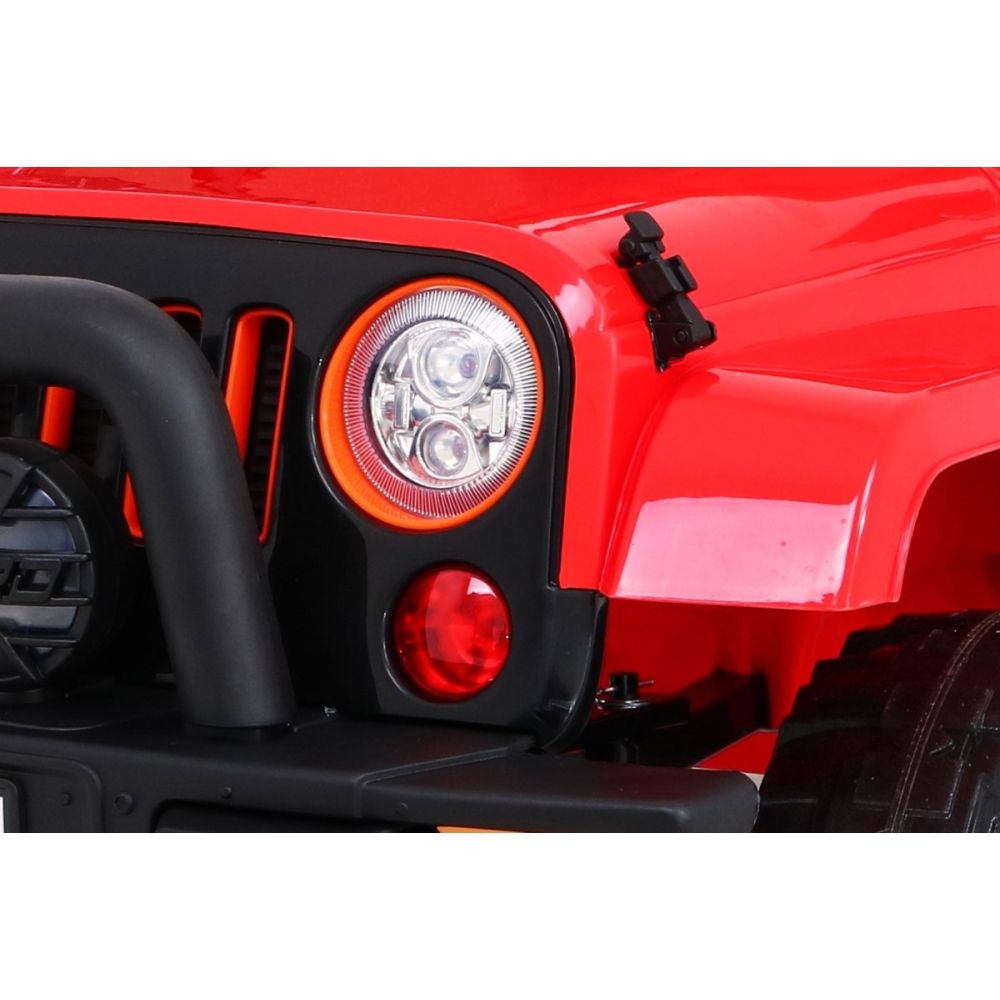 Elektromobilis Full Time 4WD 4x4, Red-Elektromobiliai vaikams, Visureigiai-e-vaikas