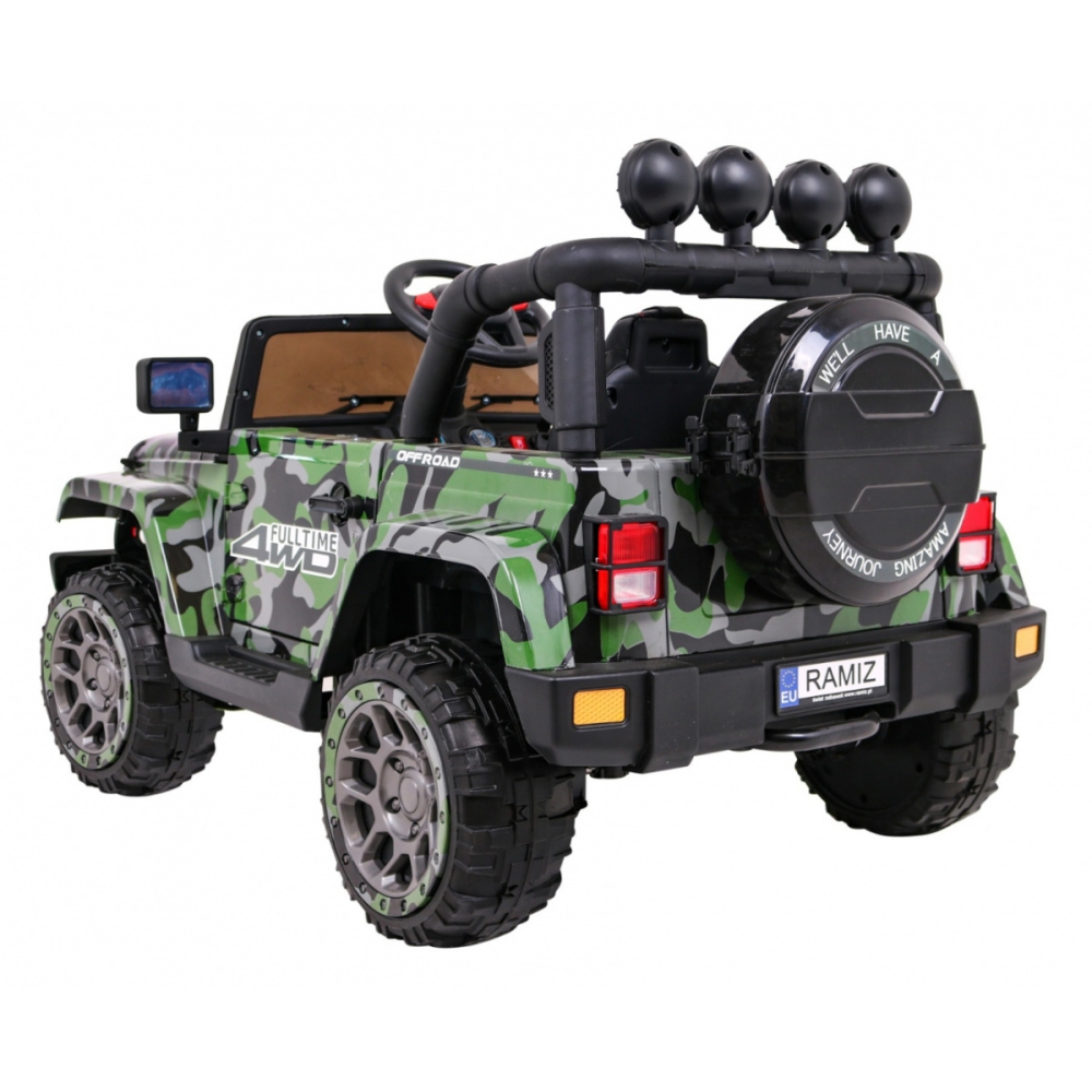Elektromobilis Full Time 4WD 4x4, Moro-Elektromobiliai vaikams, Visureigiai-e-vaikas