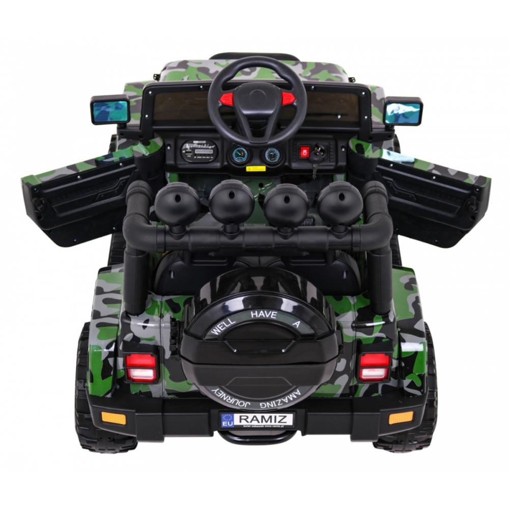 Elektromobilis Full Time 4WD 4x4, Moro-Elektromobiliai vaikams, Visureigiai-e-vaikas
