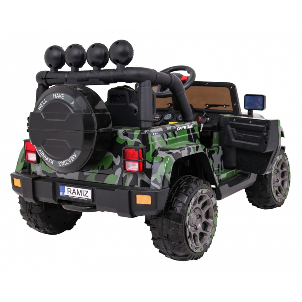 Elektromobilis Full Time 4WD 4x4, Moro-Elektromobiliai vaikams, Visureigiai-e-vaikas