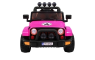 Auto Terenowe Full Time 4WD dla dzieci Różowy + Napęd 4x4 + Pilot + Audio LED + Schowek
