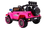 Elektromobilis Full Time 4WD 4x4, Pink-Elektromobiliai vaikams, Visureigiai-e-vaikas
