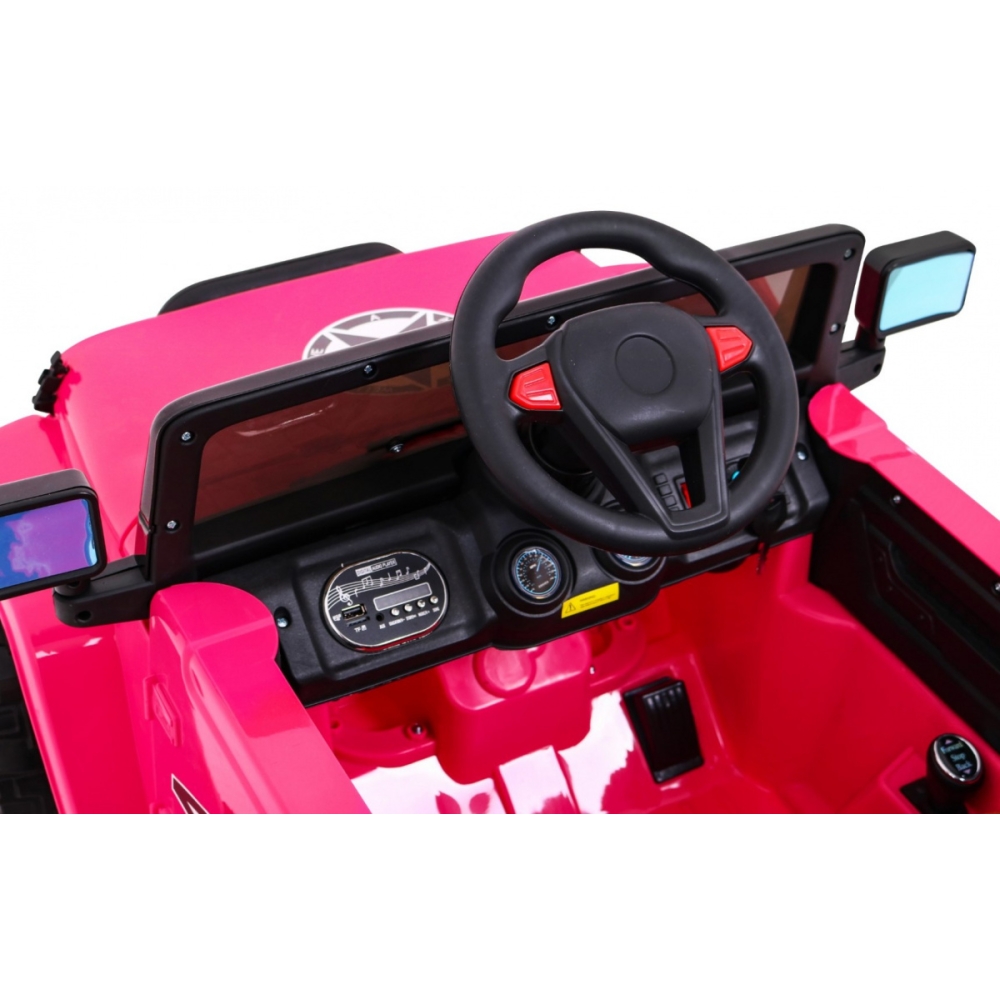 Elektromobilis Full Time 4WD 4x4, Pink-Elektromobiliai vaikams, Visureigiai-e-vaikas