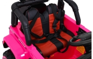 Auto Terenowe Full Time 4WD dla dzieci Różowy + Napęd 4x4 + Pilot + Audio LED + Schowek