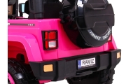 Elektromobilis Full Time 4WD 4x4, Pink-Elektromobiliai vaikams, Visureigiai-e-vaikas
