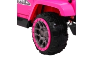 Auto Terenowe Full Time 4WD dla dzieci Różowy + Napęd 4x4 + Pilot + Audio LED + Schowek