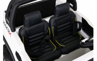 Automobilis „Toyota Hilux“ (baltas)-Elektromobiliai vaikams, Visureigiai-e-vaikas