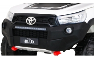 Automobilis „Toyota Hilux“ (baltas)-Elektromobiliai vaikams, Visureigiai-e-vaikas