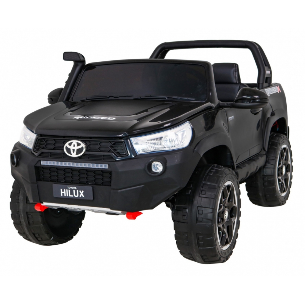 Elektromobilis Toyota Hilux, Black-Elektromobiliai vaikams, Visureigiai-e-vaikas