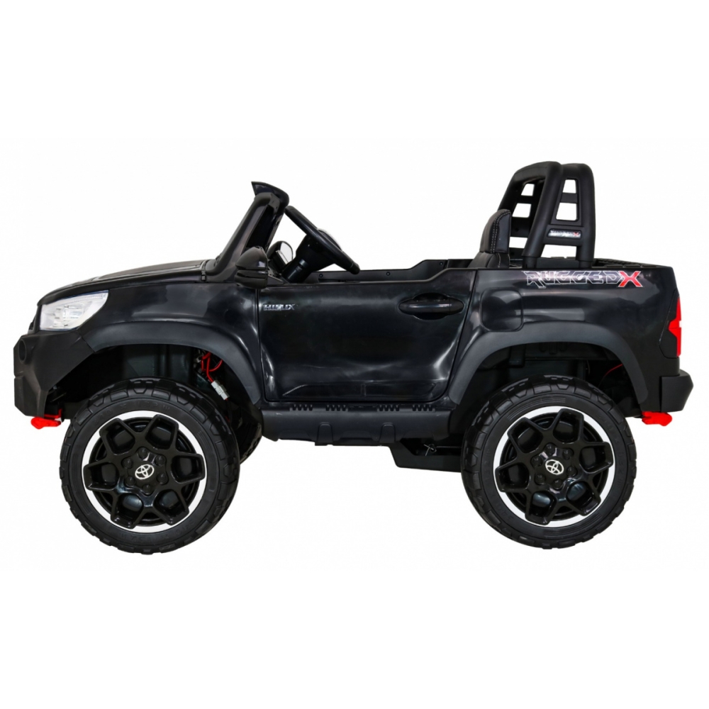 Elektromobilis Toyota Hilux, Black-Elektromobiliai vaikams, Visureigiai-e-vaikas