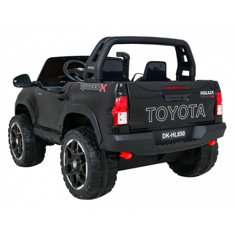 Elektromobilis Toyota Hilux, Black-Elektromobiliai vaikams, Visureigiai-e-vaikas