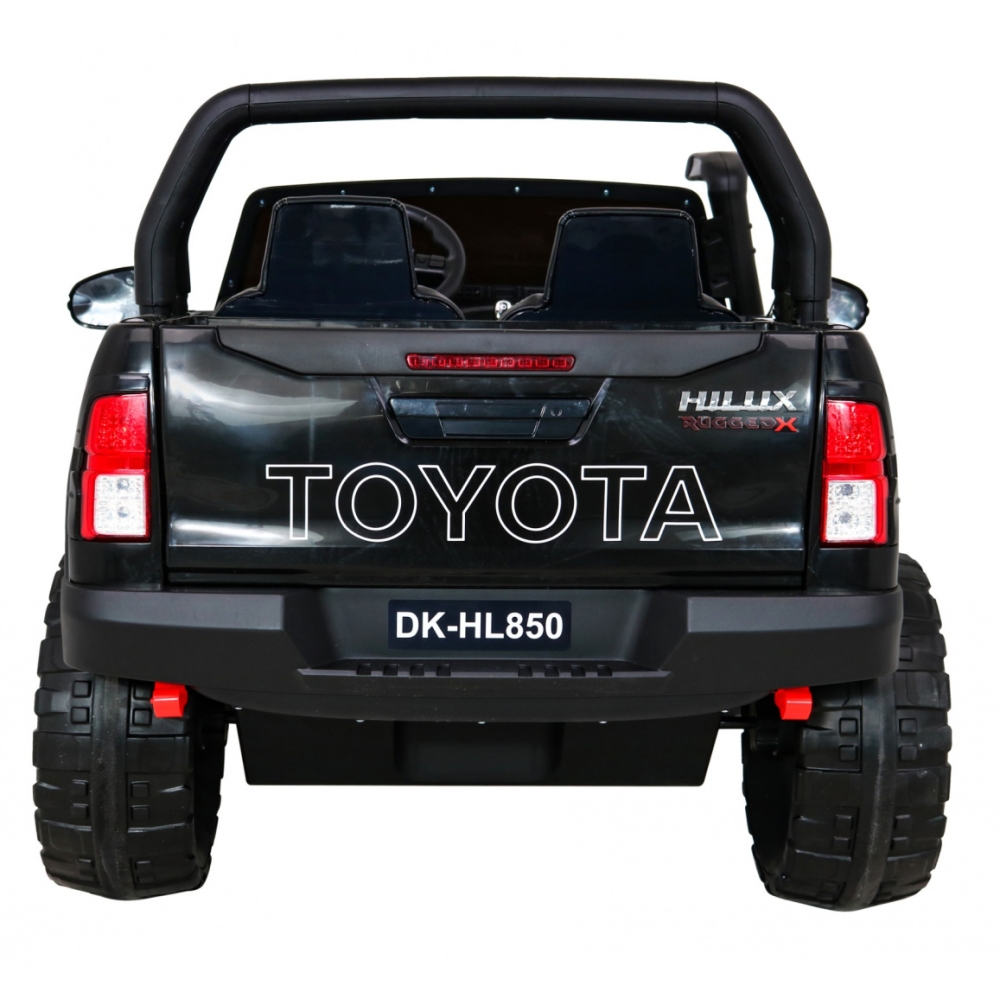 Elektromobilis Toyota Hilux, Black-Elektromobiliai vaikams, Visureigiai-e-vaikas