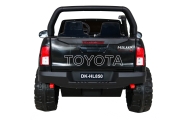 Elektromobilis Toyota Hilux, Black-Elektromobiliai vaikams, Visureigiai-e-vaikas