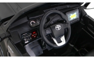 Elektromobilis Toyota Hilux, Black-Elektromobiliai vaikams, Visureigiai-e-vaikas