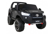 Elektromobilis Toyota Hilux, Black-Elektromobiliai vaikams, Visureigiai-e-vaikas