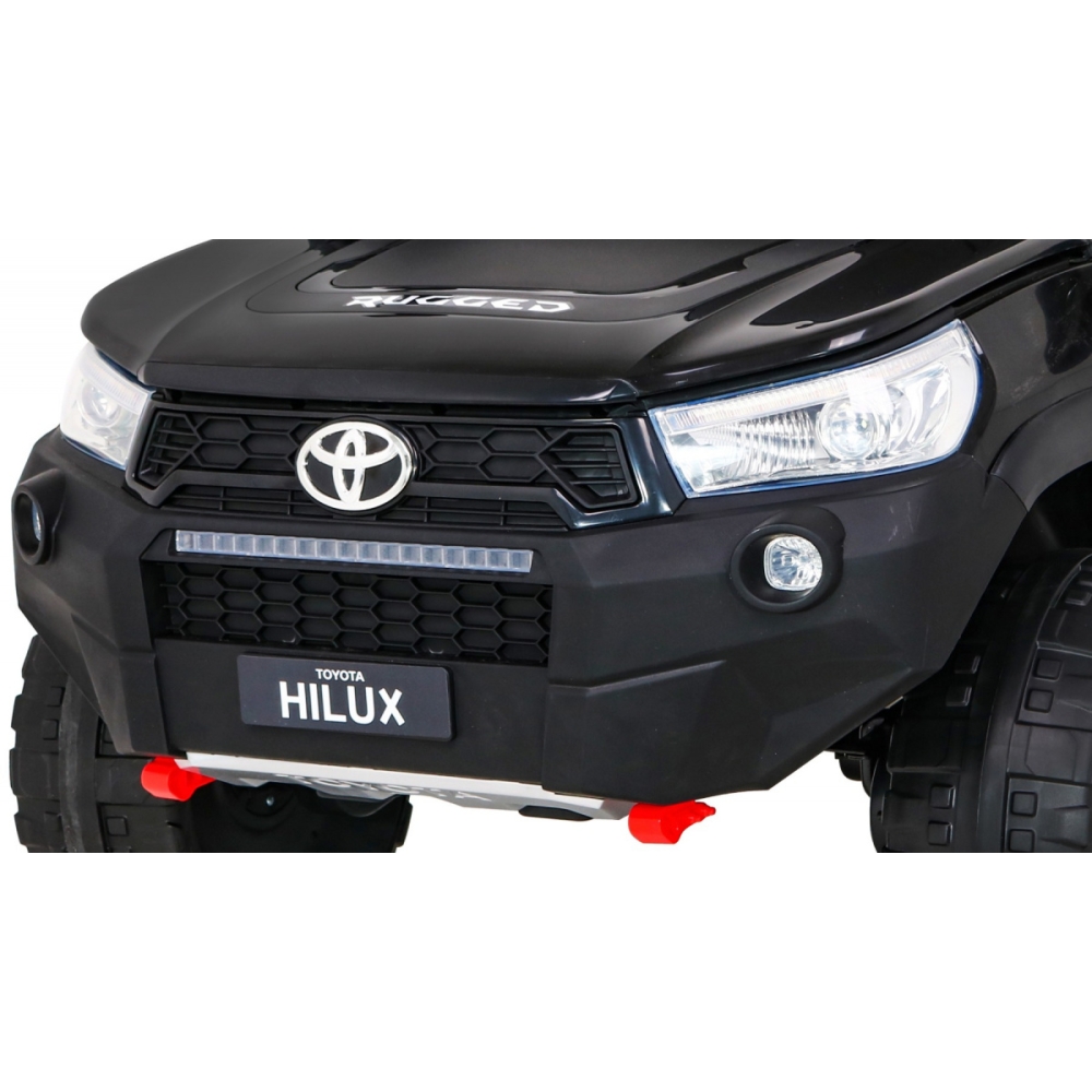 Elektromobilis Toyota Hilux, Black-Elektromobiliai vaikams, Visureigiai-e-vaikas