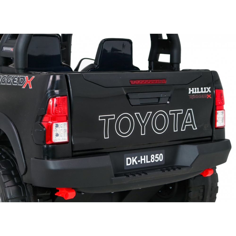 Elektromobilis Toyota Hilux, Black-Elektromobiliai vaikams, Visureigiai-e-vaikas